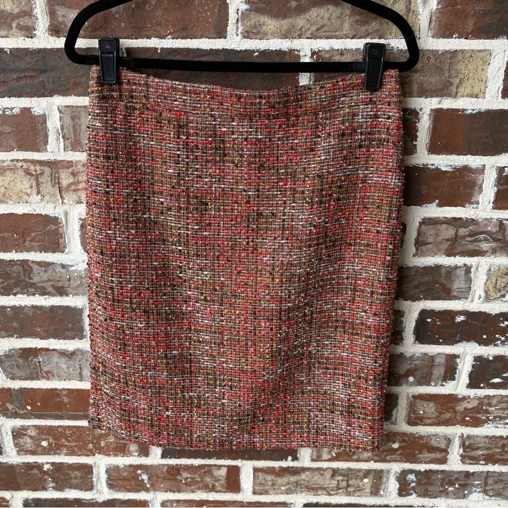 J. Crew Harvest Tweed The Pencil Skirt Size 6